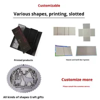 Emballage de vêtements en carton gris recyclable, double face, épaissi, personnalisé, vente en gros