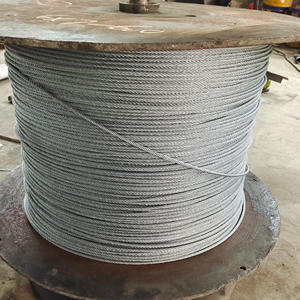 Оцинкованный стальной трос 6*12 + 7FC Q235 углеродистая сталь ASTM/EN/ASIS стандарты для строительства с покрытием/яркая резка в наличии - Product Image 3