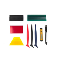Kit de Herramientas para Aplicación de Película para Ventanas de Automóviles, Espátula de Goma y Fieltro para Tintado de Automóviles, Instalación de Vinilo y PPF