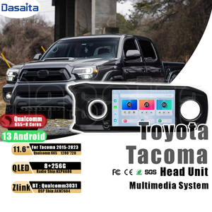 Sistema de Som para Carro Dasaita, Rádio Android, Reprodutor de <span class=keywords><strong>DVD</strong></span> para Carro com Tela Sensível ao Toque para Tacoma 3ª Geração 2016-2023, Carplay - Product Image 1