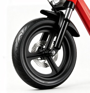 Vélo d'équilibre pour enfants avec roues d'apprentissage, directement de l'usine |   Vélo à une vitesse en acier avec frein à disque, phare rouge, panier en plastique, tailles 14-18 pouces - Product Image 4