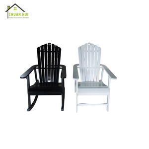 Chaise Adirondack en bois de peuplier durable, nouveau design, idéale pour les espaces de détente en jardin, en extérieur ou en cour, couleurs personnalisables - Product Image 1