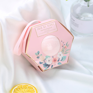 Coffret Cadeau de Bombes de Bain Effervescentes au Sel de Soude Bio Naturel OEM, Marque Privée, Style Adorable, Forme Lavable, Qualité Spa Aromathérapie - Product Image 3