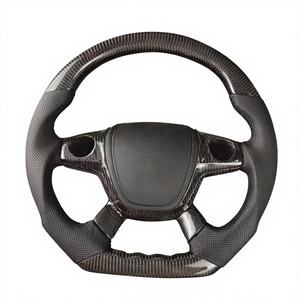 Volante Deportivo Personalizado <span class=keywords><strong>Focus</strong></span> MK3 de Fibra de Carbono Real con Cuero para Trim EcoBoost GT/<span class=keywords><strong>Shelby</strong></span> GT350/Escape/ - Product Image 2