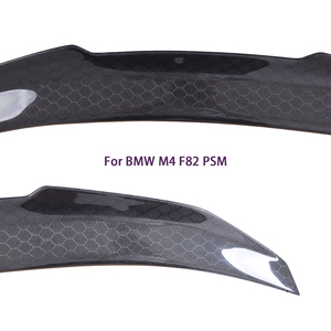 สปอยเลอร์หลังคาร์บอนไฟเบอร์ทรงรังผึ้งสไตล์ PSM สำหรับ M4 F82 ปี 2014-2020 - Product Image 3