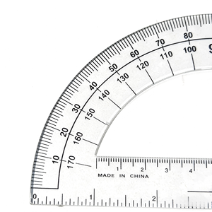 Ensembles de géométrie en plastique : Règles et outils de mesure pour étudiants, matériel pédagogique scolaire - Product Image 4
