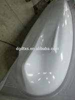 Coque de bateau en plastique durable transparent de grande taille personnalisée conception de demi-dôme Ditai avec service de traitement de découpe