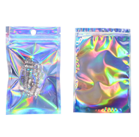 Sacs refermables - Plastique/Poly/Mylar/Feuille d'aluminium, anti-odeur, réutilisables, résistants, pour congélation, stockage de café et aliments, transparents, refermables