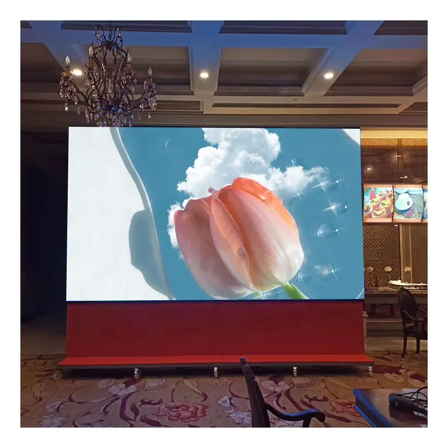 High Brightness Seamlessly Spliced Led Screen Panel Advertising Wedding Indoor Rental Stage P4.81 Led Display