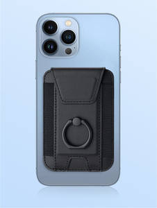 Porte-cartes en cuir magnétique étui portefeuille porte-anneau pour <span class=keywords><strong>iPhone</strong></span> 15 14 13 <span class=keywords><strong>12</strong></span> Pro Max housse de portefeuille accessoires de sac - Product Image 4