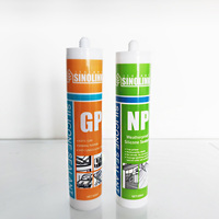 Sinolink 310 ml haute température RTV blanc clair translucide Transparent usage général acétique GP Silicone adhésifs et mastics