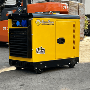 เครื่องกำเนิดไฟฟ้าดีเซลขายดีที่สุด 3kVA 5kVA 8kVA สตาร์ทด้วยรีโมท ควบคุมระยะไกล เฟสเดียว 50Hz เงียบพิเศษ ATS ไดนาโมทองแดงแท้ 100% - Product Image 1