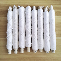 Mèches de bougie en coton sans cire, vente en gros, rouleaux de 40/30/60 pièces
