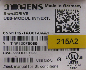 1plc 全新原装二手 6SN1112-1AC01-0AA1 驱动器 VERG 6SN11121AC010AA1 - Product Image 3