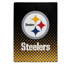Özel Pittsburgh Steelers Battaniyesi Kare Baskılı Flanel Bebek Battaniyesi Öğle Arası Kanepe Yatak Örtüsü Futbol 32 Takım - Product Image 1