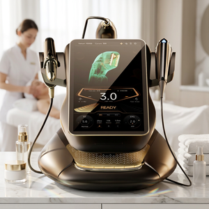 อุปกรณ์ยกกระชับผิวหน้าและสลายไขมัน 25D RF+EMS+HIIFU สำหรับใช้ในบ้าน ช่วยกระชับผิว ลดเลือนริ้วรอย ลดอาการบวม - Product Image 6