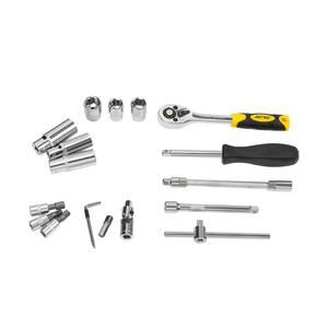 Peralatan Perkakas Steeltreks 172 Pcs Set Perbaikan Mobil Profesional Berkualitas Tinggi 1/2" 3/8" 1/4" Dengan Kunci Ratchet 24T dan Soket - Product Image 4
