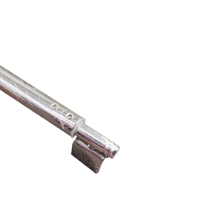 Barra de Ducha de Acero Inoxidable, Longitud Ajustable, Montaje en Pared, Redonda, Minimalista, Accesorio de Baño - Product Image 1