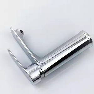 Роскошный современный Термостатический смеситель для раковины с одним отверстием современный дизайн горячий и холодный для использования в ванной комнате дома и школы - Product Image 4