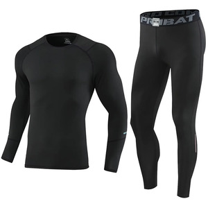 Ensemble de survêtements de sport pour hommes et enfants : Collants de compression à séchage rapide pour l'entraînement, la course et le basketball, et ensemble de sous-vêtements de football pour garçons - Product Image 4