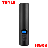 Compresseur d'air intelligent ABS 12V pour voiture et moto, pompe électrique haute pression avec manomètre numérique et lumière d'urgence