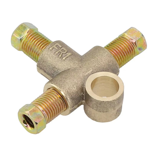Bộ dụng cụ phanh phụ kiện đường ống Tee 3/8 "Phụ kiện dài Đoàn bộ phận UNF 24 TPI 3/16 ống với 3 nam hạt 3 cách thay thế - Product Image 6