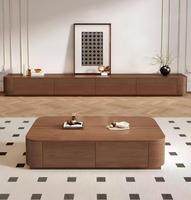 Mueble de TV Colgante de Lujo Italiano de Moda Wayon, Mueble de TV Moderno con Almacenamiento en Color Blanco Crema para Sala de Estar