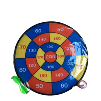Personnaliser le paquet de sac de jeu OPP sûr de sport d'usine 2 fléchettes deux boules Velcro jeu de fléchettes en tissu pour enfants