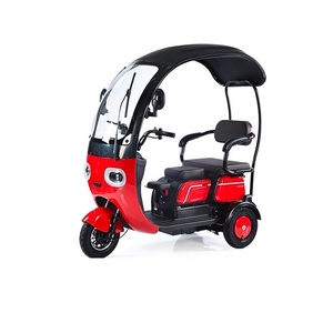 Nouveau style de haute qualité Mini pousse-pousse électrique Tricycle <span class=keywords><strong>moto</strong></span> EV à trois roues - Product Image 4
