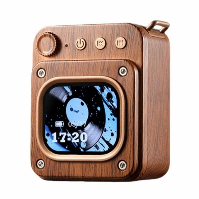 Full-color Touch Screen Speaker HiFi Sound Portable True Wireless Smart APP-Controlled Multi-Functional Mini Speaker