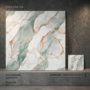 Baldosas de Porcelana con Efecto Mármol Gris Albedo Saturio, 600x600mm, Pulido Brillante, Cerámica - Product Image 1