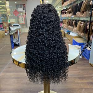 Perruque en cheveux vietnamiens naturels, couleur naturelle, vente en gros, 24 pouces, 6x6, dentelle frontale HD, fournisseur de perruques, perruques à ondulation profonde, cheveux humains, dentelle frontale - Product Image 2