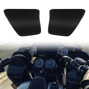Grilles de protection d'enceintes en maille pour <span class=keywords><strong>moto</strong></span> en plastique ABS noir durable, neuves, compatibles avec Road Glide FLTRX 2015-2025 (extérieur) - Product Image 2