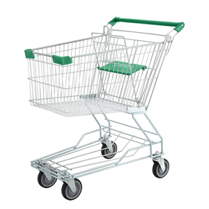 Chariot de courses en métal avec traitement de surface en PU pour supermarchés et centres commerciaux - Product Image 1