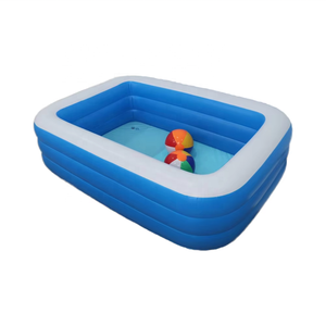 Piscina Hinchable de PVC Reforzado para Exteriores y Hogar para Adultos, Niños y Bebés con Juguetes de Piscina Incluidos - Product Image 1