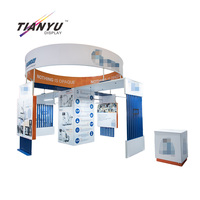 Système d'affichage rétroéclairé LED Tianyu 20x30, équipement de gros pour exposition, système de fixation rapide, léger, pliable, pour Foire de Canton