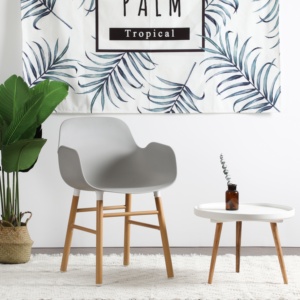 Commercio all'ingrosso mobili di alta qualità a buon mercato comodo ristorante moderno bracciolo trasferimento di calore in metallo gambe sedia da pranzo - Product Image 2