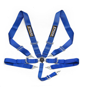 EPMAN EPM-07CAM5 Camlock tali pengaman olahraga, sabuk pengaman nilon 5 titik, dudukan 3 inci - Product Image 5