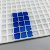 Offre Spéciale moule de décoration de gâteau de petit point de silicone de qualité alimentaire pour la nourriture de chien Mini moule Semi sphère moules à bonbons gommeux