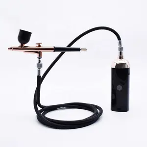 Replaceable Battery cordless Airbrush Kit Portable 35psi Air Brush Gun For multipurpose spray paint