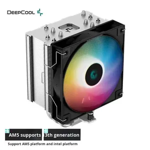 AG500 Nickel-Plated Five-Copper-Tube RGB Lighting CPU Cooling <strong>Fan</strong> <strong>PWM</strong> Temperature-Controlled Quiet <strong>Computer</strong> Case 3pin - Product Image 4