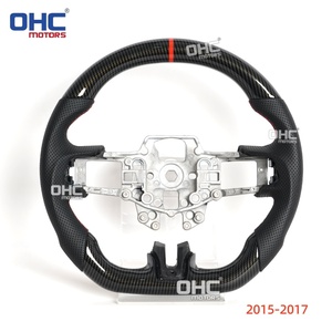 Volante de fibra de carbono Hydro Dip de almacén de EE. UU. Para <span class=keywords><strong>Ford</strong></span> <span class=keywords><strong>Mustang</strong></span> Ecoboost Gt <span class=keywords><strong>Shelby</strong></span> Gt350 Gt350r 2015-2023 OHC - Product Image 6