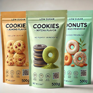 Túi đóng gói thực phẩm khô dạng đứng <span class=keywords><strong>Doypack</strong></span> có khóa kéo, dùng đựng các loại hạt khô, đậu phộng, điều, hỗn hợp hạt khô - Product Image 3