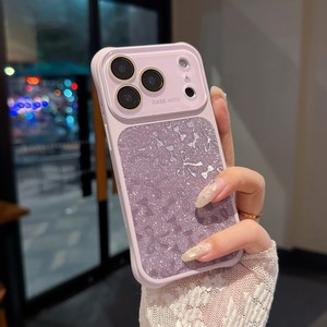 Fashion Glitter Bowknot Air Cushion Shockproof Mobile phone case for iPhone 17 16 15 14 pro max Conversion lens Frame back <b>cover</b> - Product Image 5