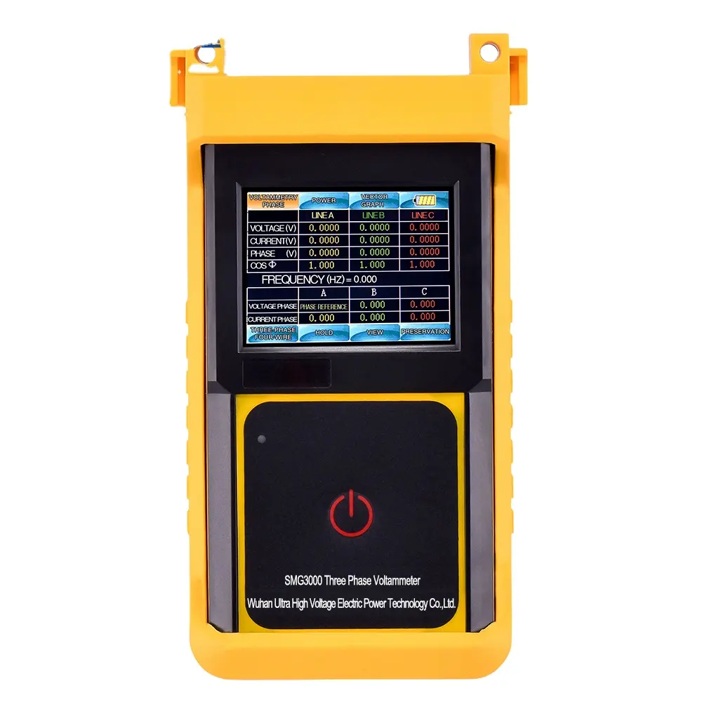 Smg3000 Hot-Selling Tester Driefasige Digitale Fase Voltammeter Power Kwaliteit Analyzer Prijs