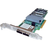 Carte contrôleur d'interface 8 ports externes 6 Gb/s PCIe 2.0 X8 puce ROC RS25NB008 à double cœur avec pièces d'ordinateur LSI2208