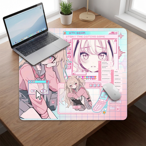 Tapis de souris ATK Anime <span class=keywords><strong>NANA</strong></span> édition limitée 490*420*4mm en tissu microfibre avec base ROGERS PORON pour jeux professionnels - Product Image 5