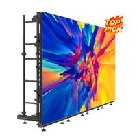 Mur Vidéo LED de Location Sans Soudure, 500x500 mm, pour Intérieur et Extérieur, Fond de Scène d'Événement, P2.6 P2.9 P3.91 P4.81