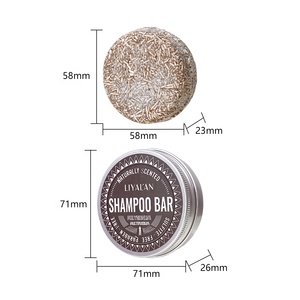 Usine En Gros Croissance Des Cheveux Naturel Vegan Shampooing Barre Assombrissement Des Cheveux Noir Polygonum Savon - Product Image 6