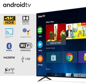 LCD TV Factory Price Flat Screen Television 15 17 19 22 24 32 39 40 43 49 50 55 65 <b>70</b> 75 85 86 98 100 1 4K Smart LED TV - Product Image 2